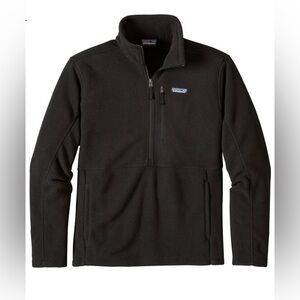 Patagonia Men’s Classic Synchilla Marsupial Pullover in Black Size M